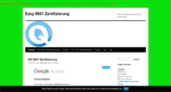 Desktop Screenshot of easy-9001-zertifizierung.de