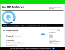 Tablet Screenshot of easy-9001-zertifizierung.de
